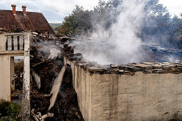 Professional Smoke Damage Removal technician working in Beachwood, NJ